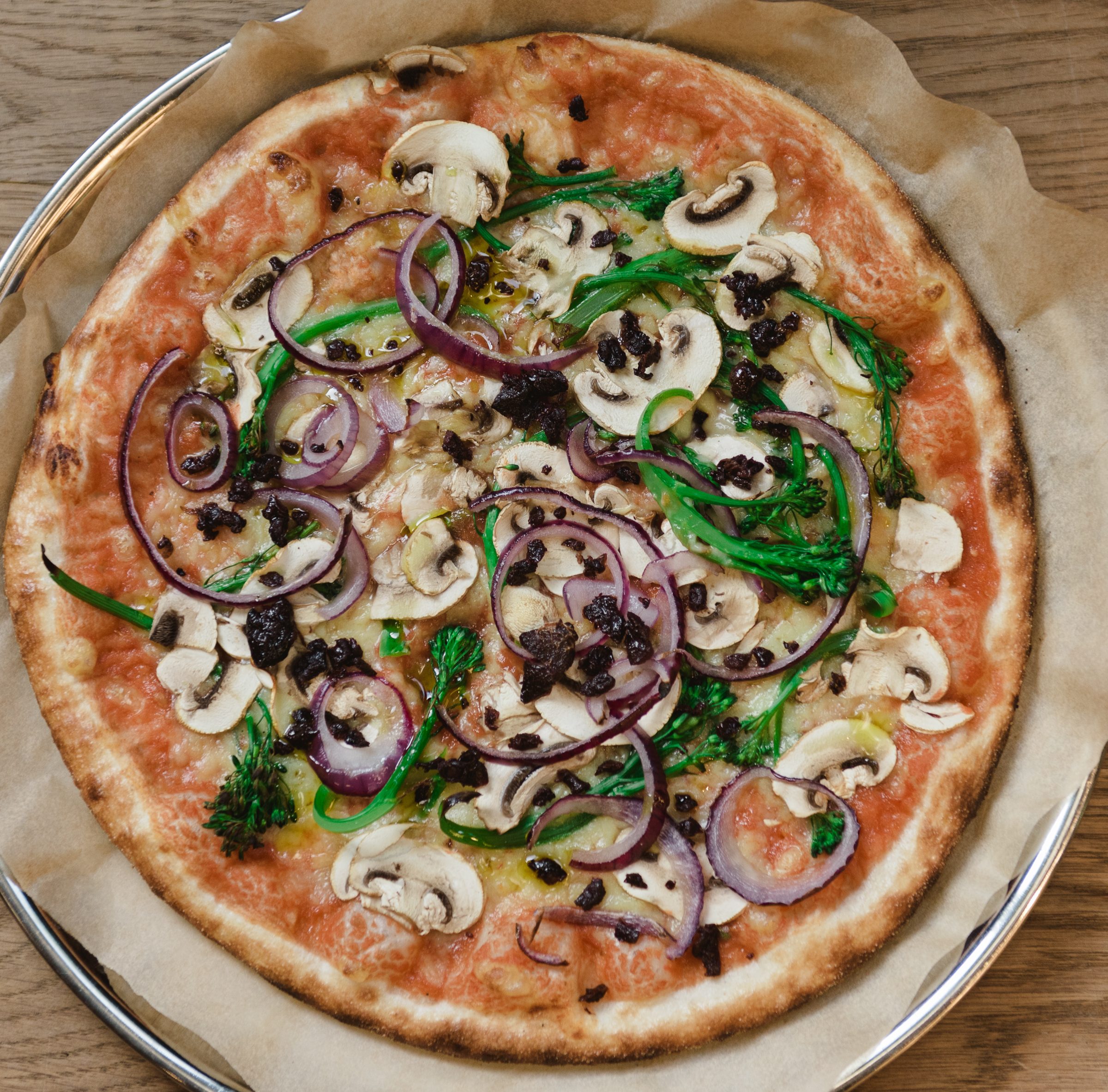 Vegansk Pizza - Anarkist Bar - København
