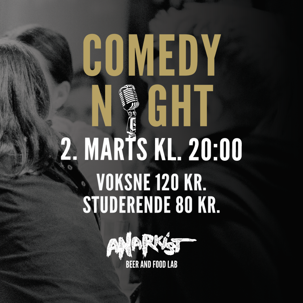 Comedy Night - Marts - Anarkist Beer & Food Lab